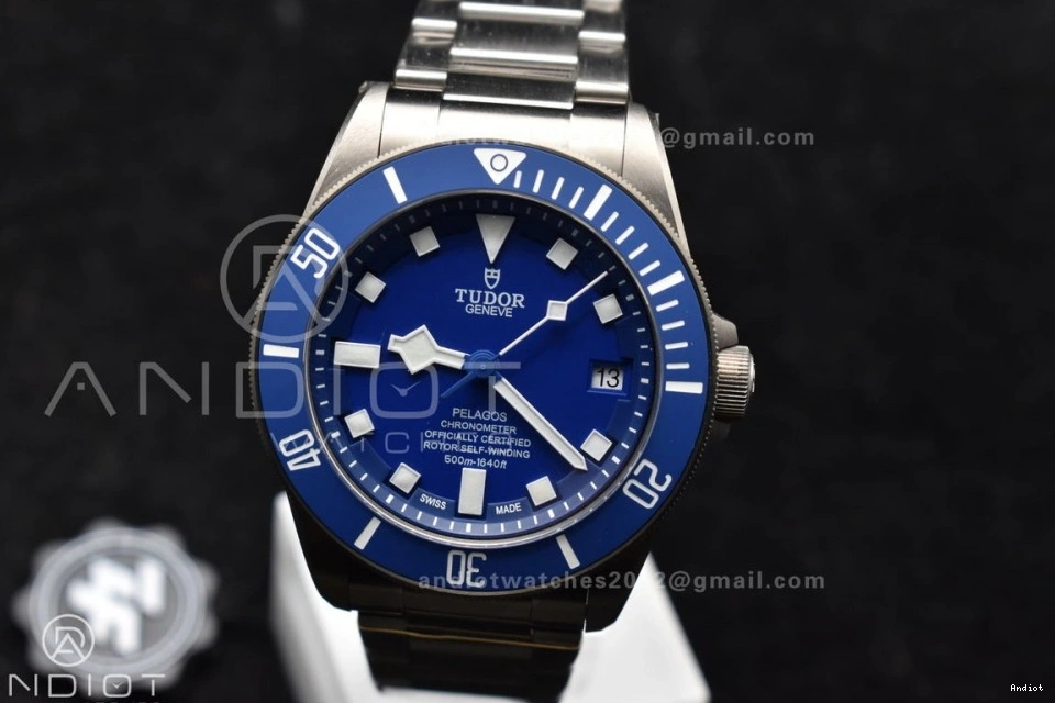 ZF Blue Best V5 A2824 1:1 Bracelet Pelagos Edition on Titanium 1113